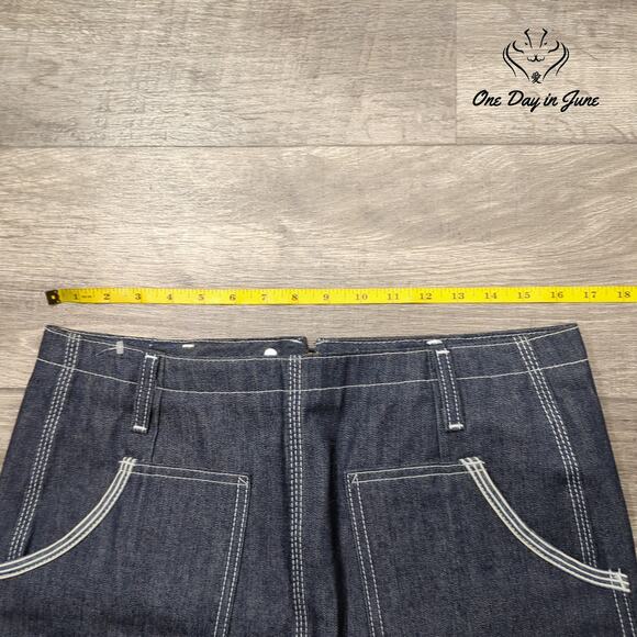 L.C. King Denim Mini Skirt Size 32 (14) - Picture 3 of 5